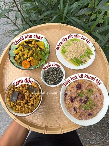[NGÀY 44] Mâm cơm thực dưỡng Minh Tâm Đức – đơn giản mà tinh tế, nhẹ bụng, thanh lọc tự nhiên