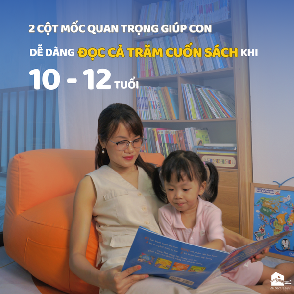 Các bố mẹ có muốn con chúng ta khi lớn lên khoảng 10-12 tuổi đã có thể đọc vài trăm cuốn sách một cách dễ dàng không ạ?