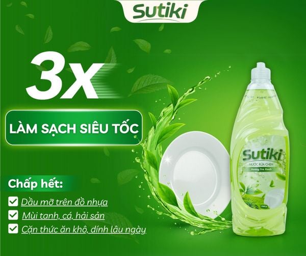 Bạn đã chọn nước rửa chén an toàn cho gia đình chưa? Đừng bỏ qua Sutiki!
