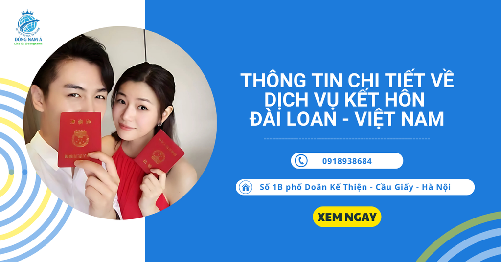 Dịch vụ Kết hôn Đài Loan - Việt Nam