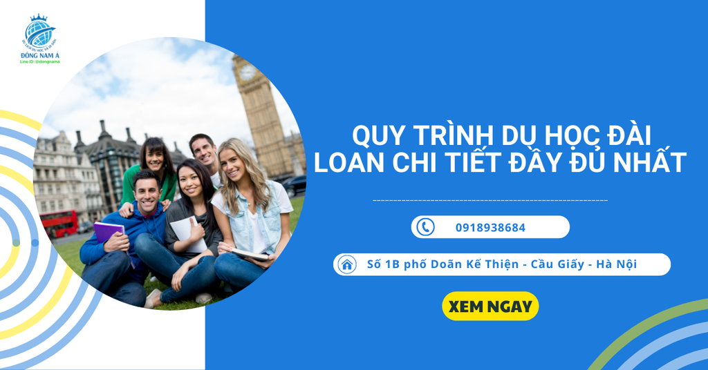 Quy trình du học Đài Loan chi tiết đầy đủ nhất