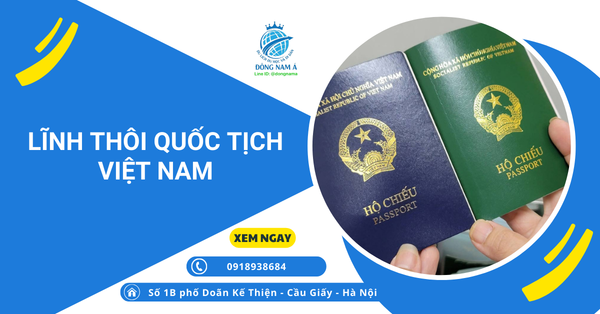 Lĩnh thôi quốc tịch Việt Nam