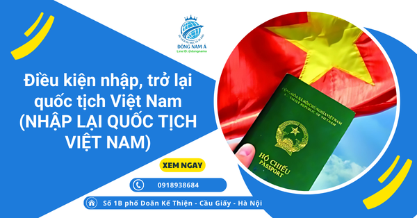 Điều kiện nhập, trở lại quốc tịch Việt Nam