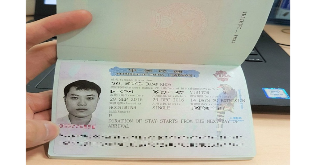 Quy định đối với người lao động khi làm thủ tục xin visa đài loan