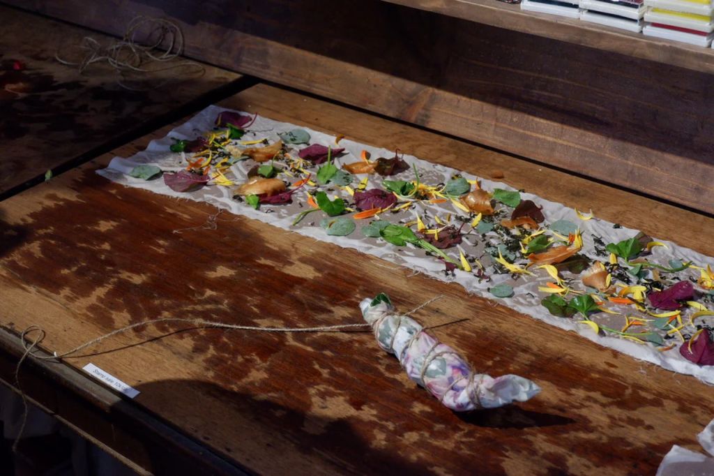 TimTay Workshop: Natural dyeing on silk scarves