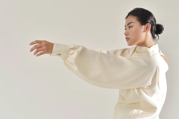TimTay Lụa 01: Lần đầu áp dụng kỹ thuật Zero-waste trên chất liệu lụa Bảo Lộc