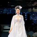 HOÀNG THÙY, NGỌC CHÂU & XUÂN HẠNH HỘI NGỘ TẠI THÁI TUẤN FASHION SHOW