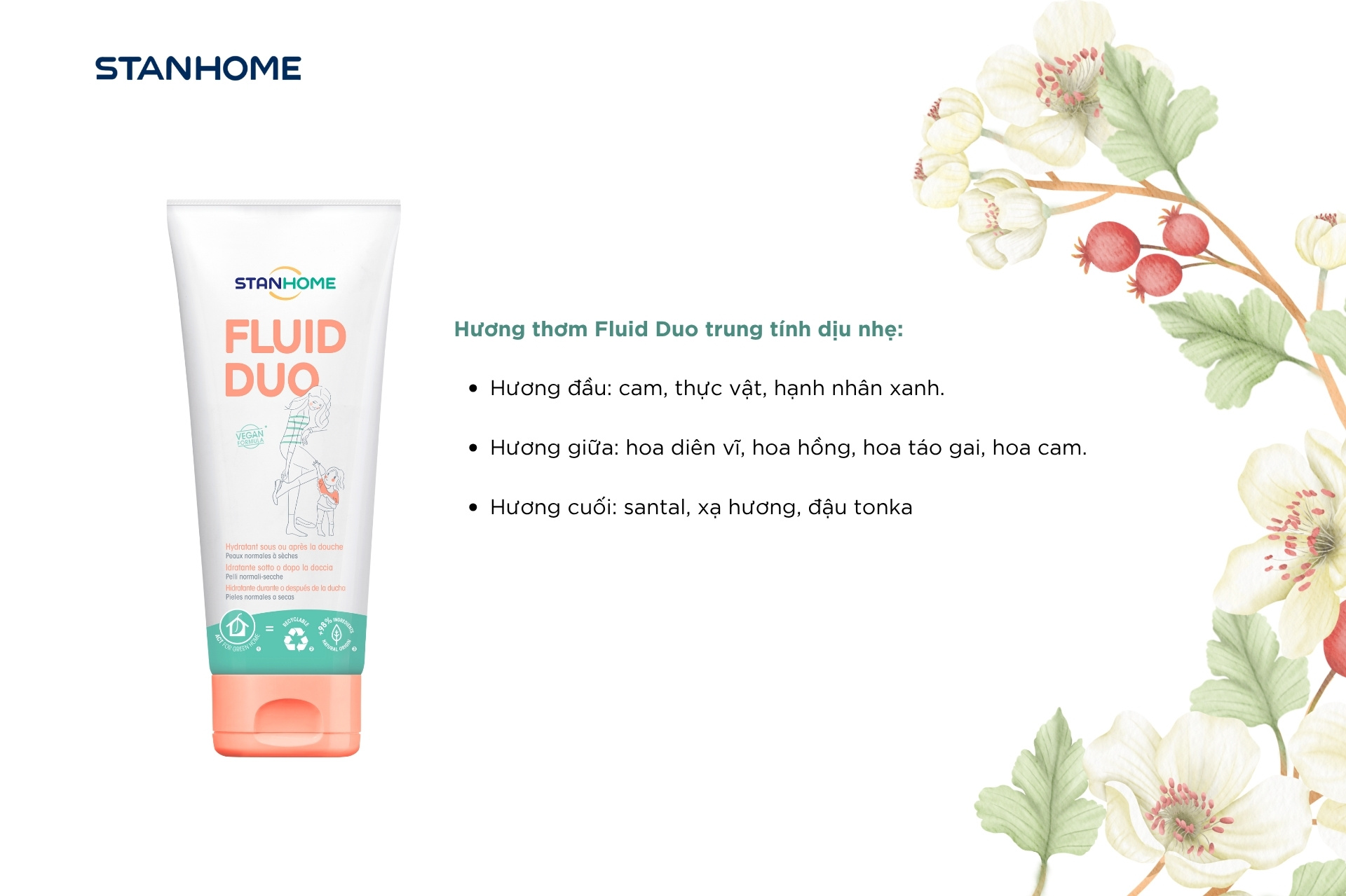Kem dưỡng ẩm diện rộng Fluid Duo
