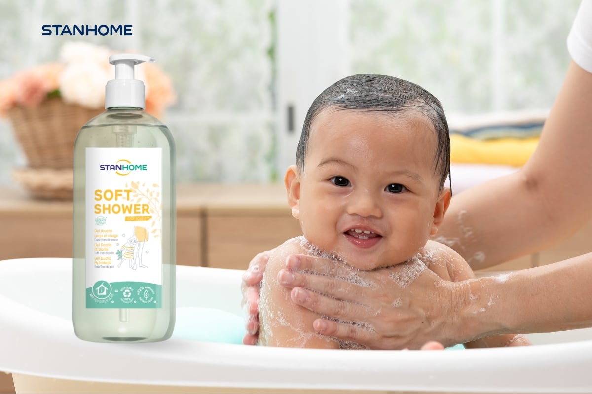 Theo bác sĩ da liễu, sữa tắm viêm da cơ địa cho bé là giải pháp tối ưu nhờ tính an toàn và hiệu quả vượt trội.