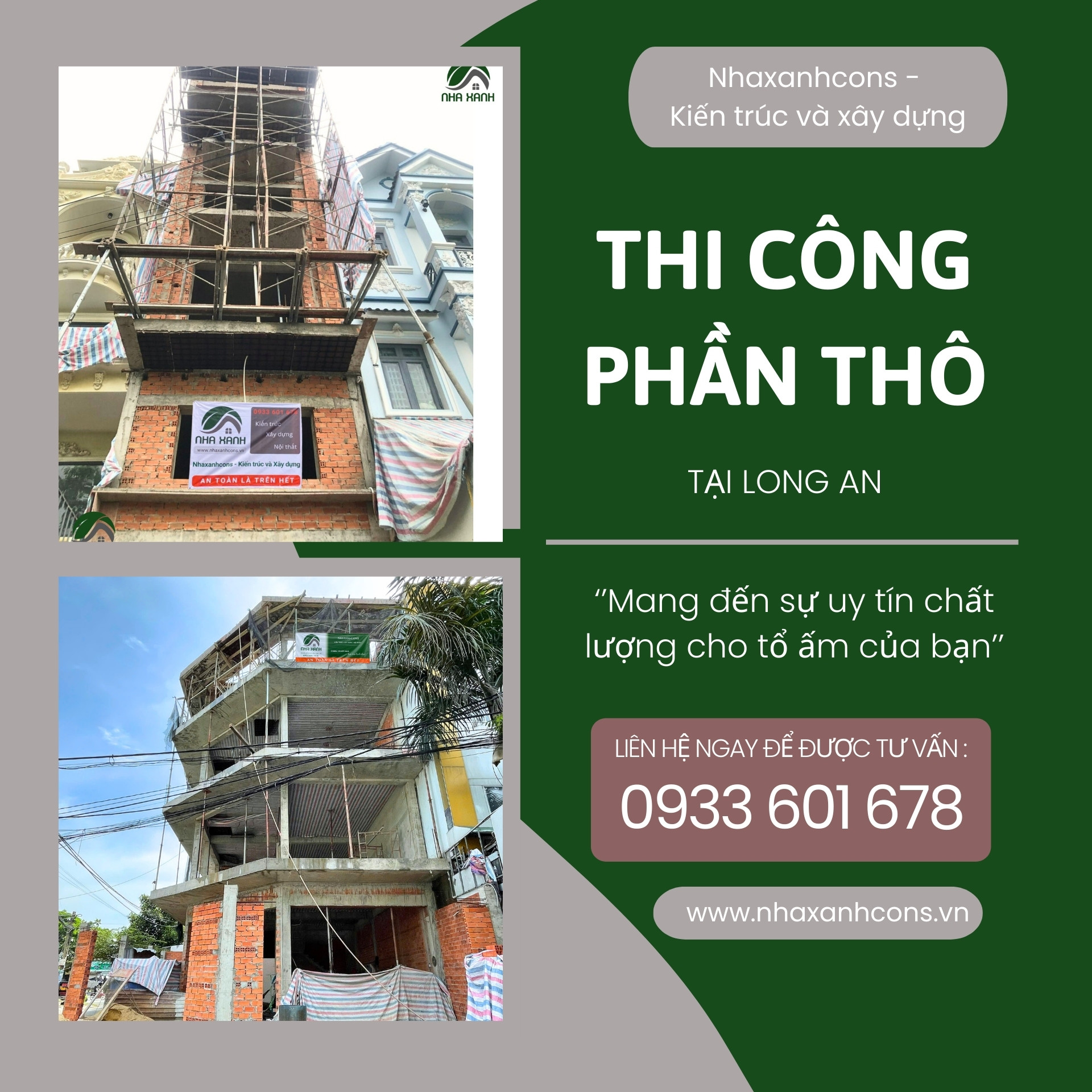 Tổng hợp báo giá xây nhà phần thô tại Long An - Cập nhật từ Nhaxanhcons Tổng hợp báo giá xây nhà phần thô tại Long An - Cập nhật từ Nhaxanhcons