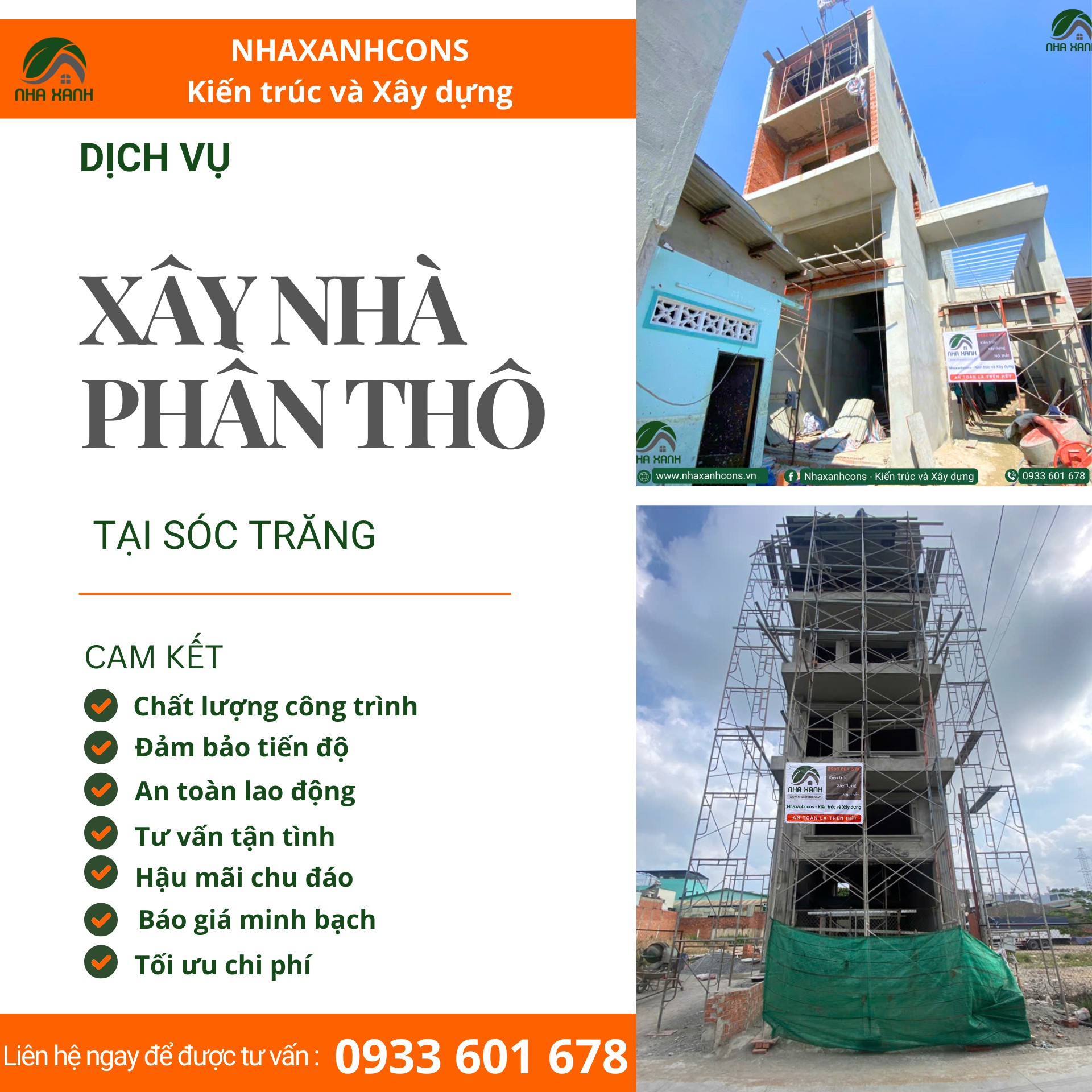 Dự toán báo giá xây nhà phần thô tại Sóc Trăng - Chuyên gia Nhaxanhcons tư vấn Dự toán báo giá xây nhà phần thô tại Sóc Trăng - Chuyên gia Nhaxanhcons tư vấn