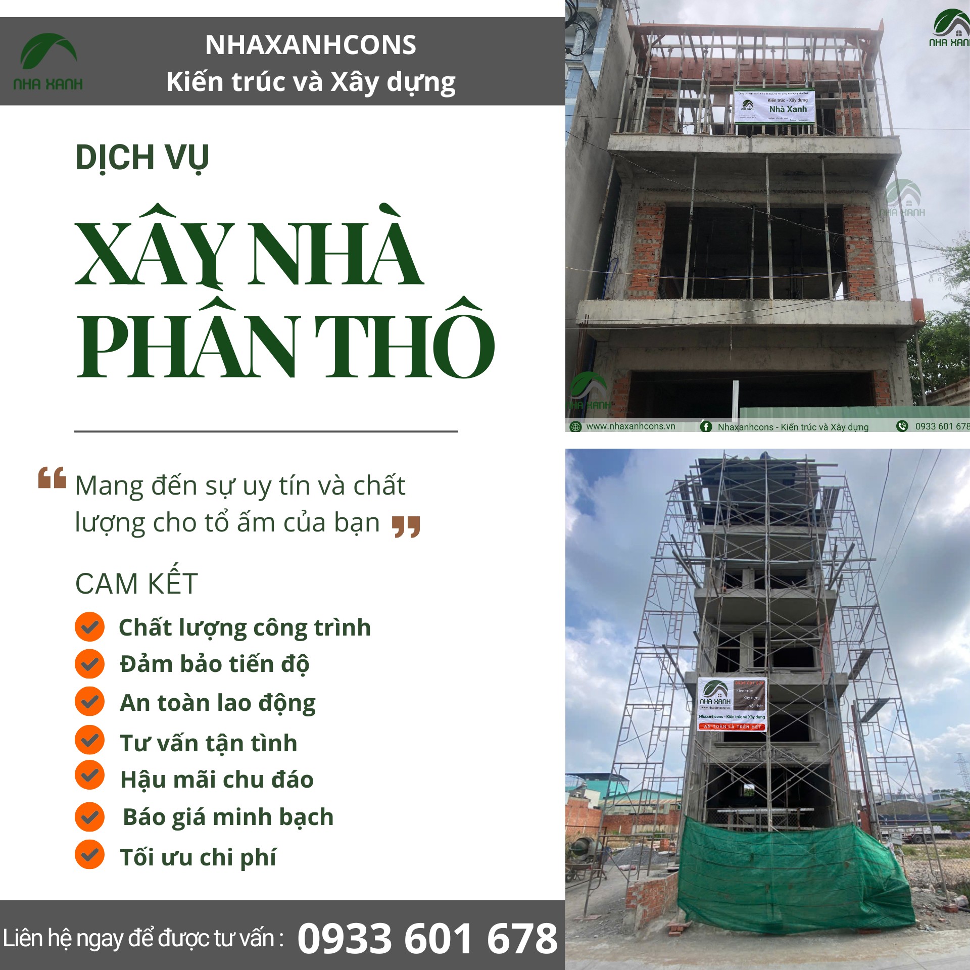 Báo giá xây nhà phần thô tại Tiền Giang - Chuyên gia Nhaxanhcons tư vấn Báo giá xây nhà phần thô tại Tiền Giang - Chuyên gia Nhaxanhcons tư vấn