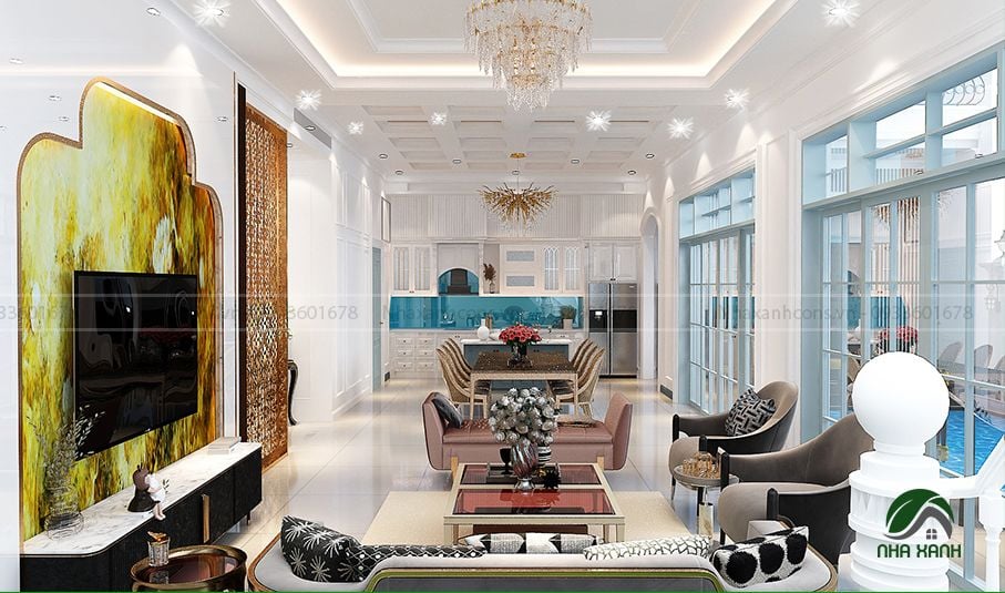 Nội thất Biệt thự phong cách nhiệt đới