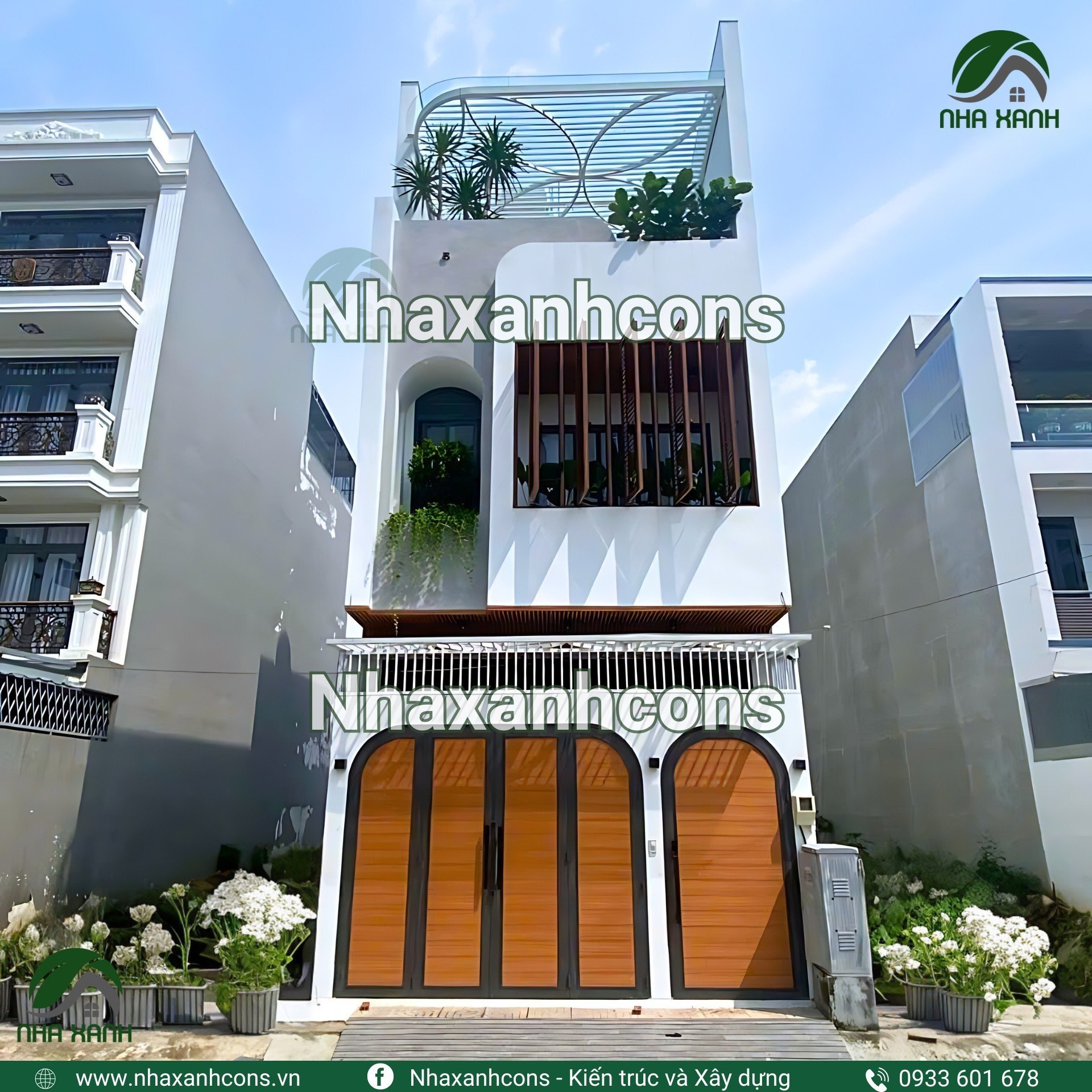 Thi công nhà phố 2 tầng 1 tum hiện đại – Giải pháp tối ưu cho không gian sống tiện nghi và sang trọng Thi công nhà phố 2 tầng 1 tum hiện đại – Giải pháp tối ưu cho không gian sống tiện nghi và sang trọng