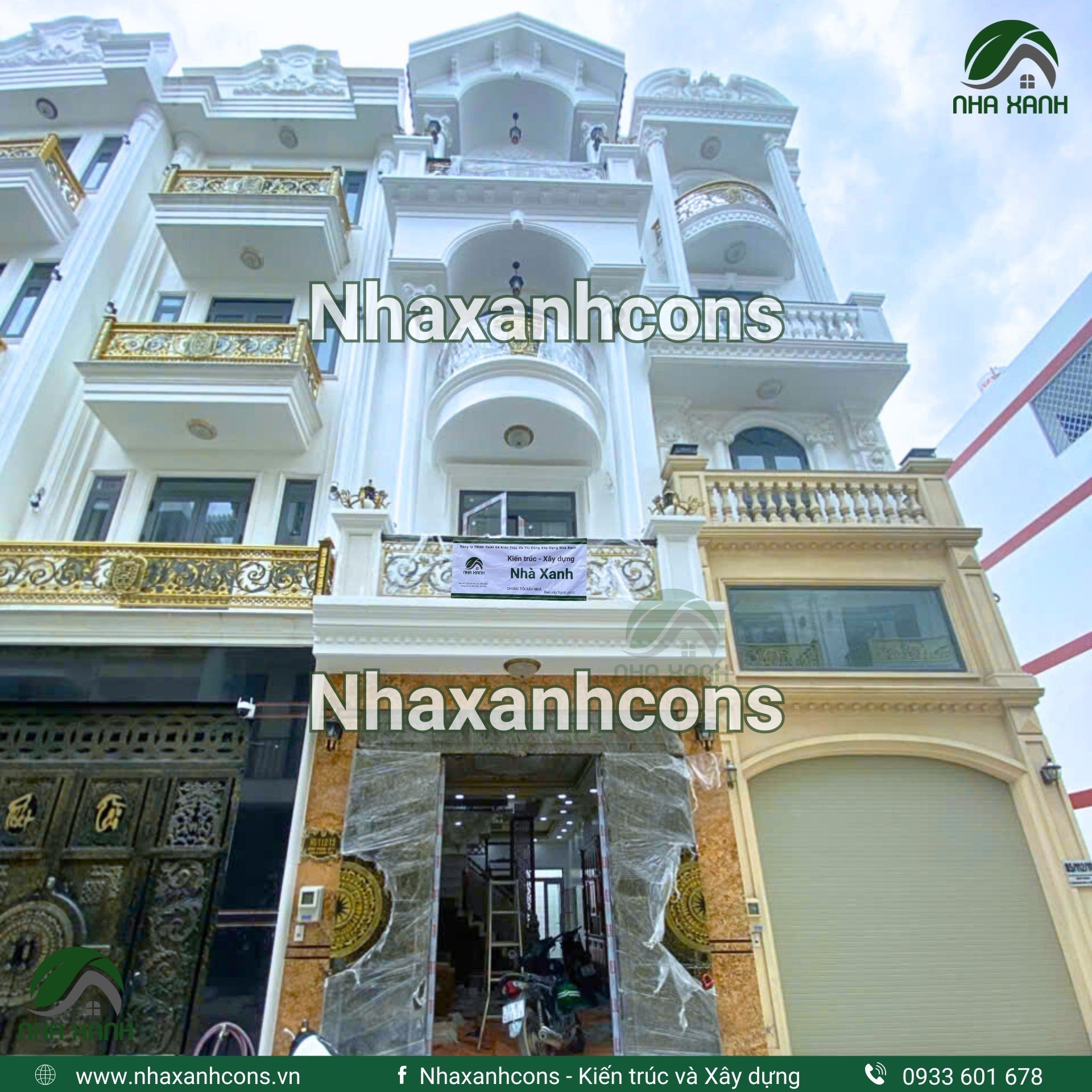 Nhà Tân Cổ Điển 4 Tầng - Vẻ Đẹp Sang Trọng Đẳng Cấp