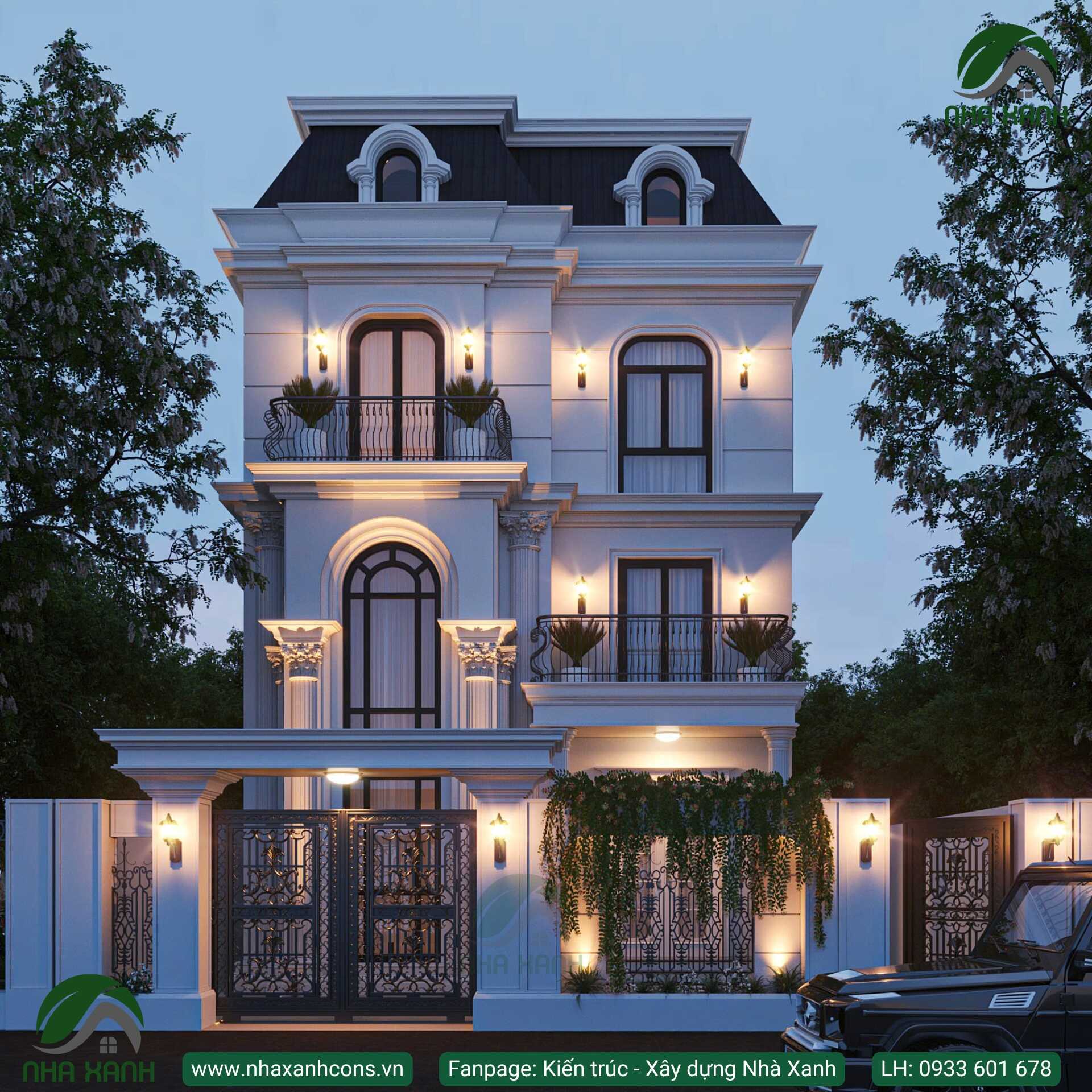 Biệt thự tân cổ điển kiểu Pháp 4 tầng: sự lựa chọn hoàn hảo cho ngôi nhà mơ ước Biệt thự tân cổ điển kiểu Pháp 4 tầng: sự lựa chọn hoàn hảo cho ngôi nhà mơ ước