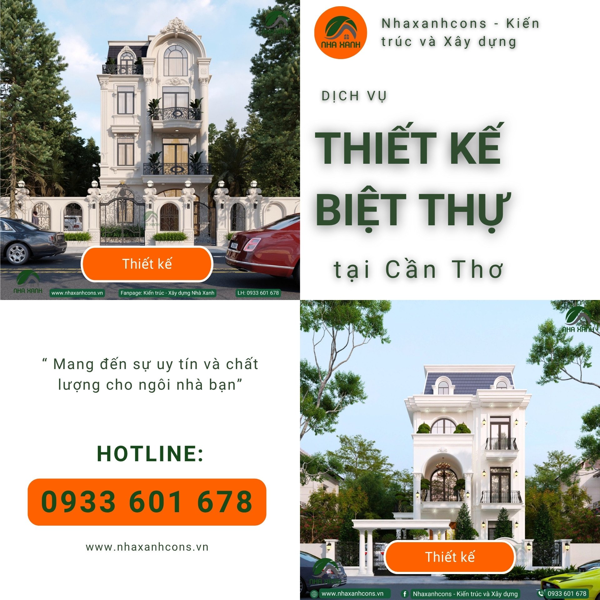 Thiết kế thi công biệt thự tân cổ điển tại Cần Thơ - Nhaxanhcons kiến tại không gian sống đẳng cấp Thiết kế thi công biệt thự tân cổ điển tại Cần Thơ - Nhaxanhcons kiến tại không gian sống đẳng cấp