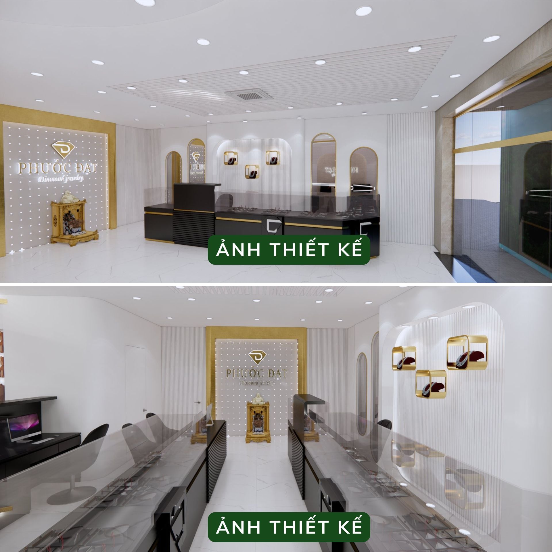 Thiết Kế Tiệm Vàng Đẹp: Tạo Nên Không Gian Sang Trọng và Đẳng Cấp