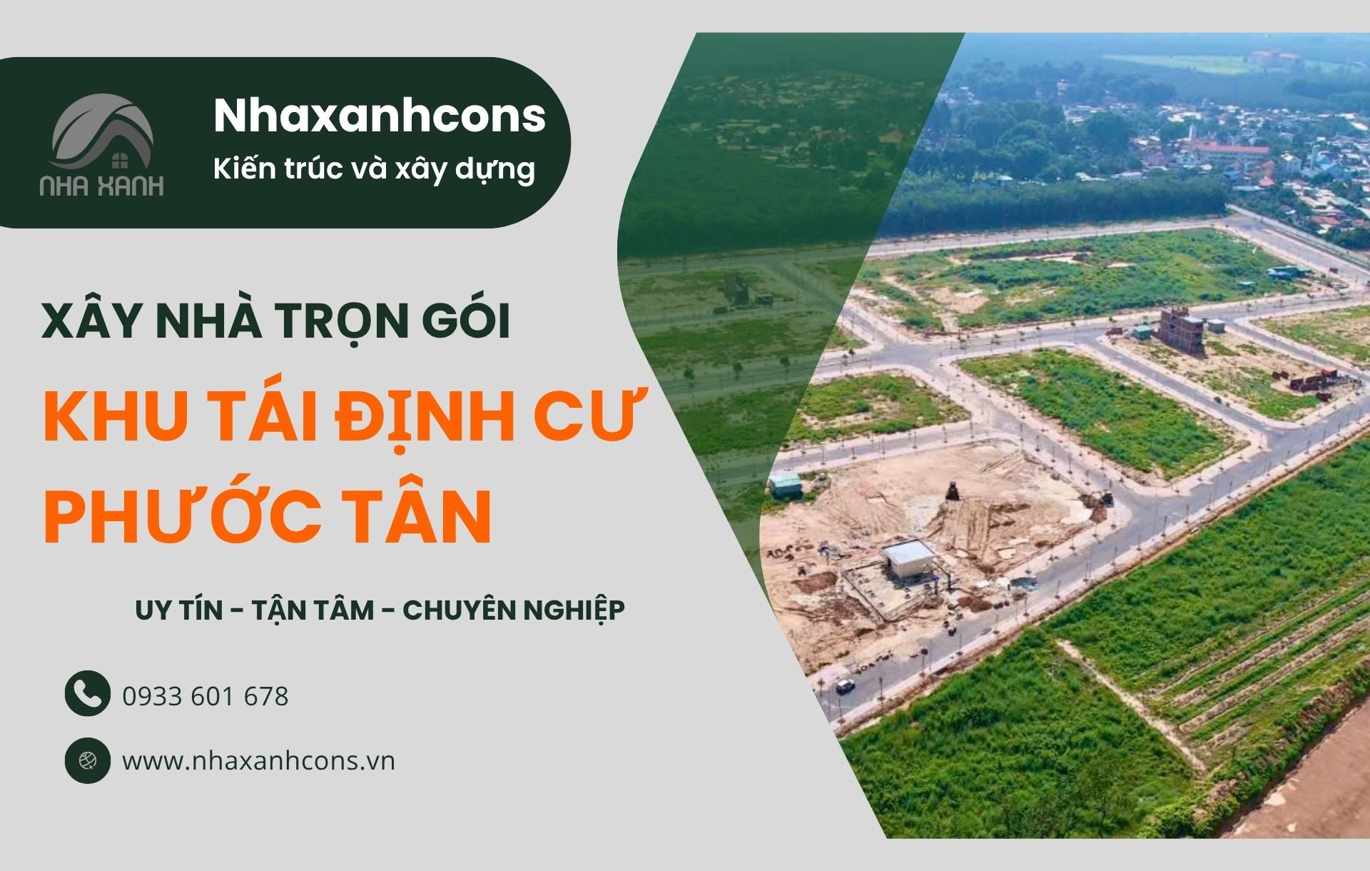 Báo giá xây nhà tại khu TDC Phước Tân – Giải pháp trọn gói cùng Nhaxanhcons