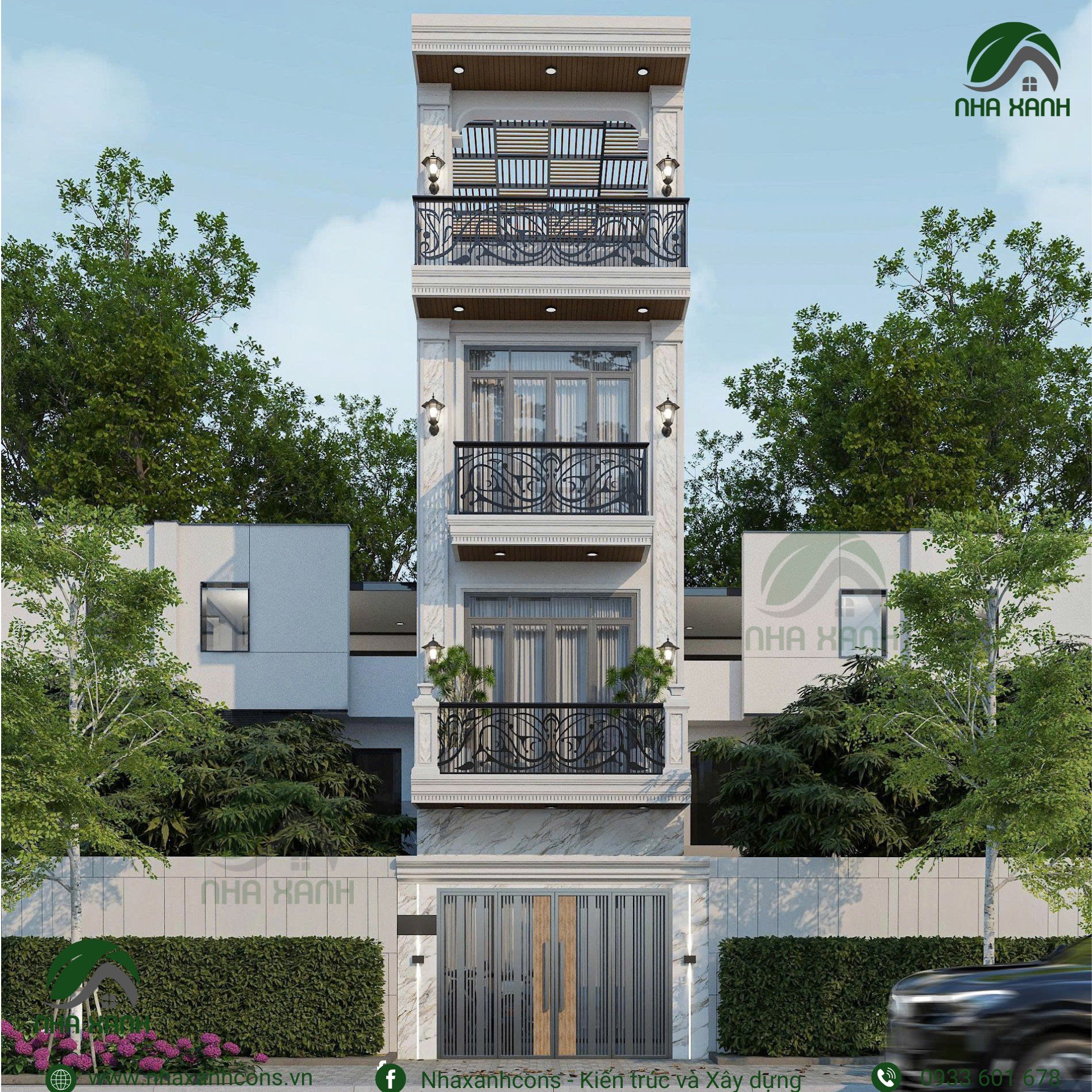 Mẫu thiết kế nhà phố đẹp