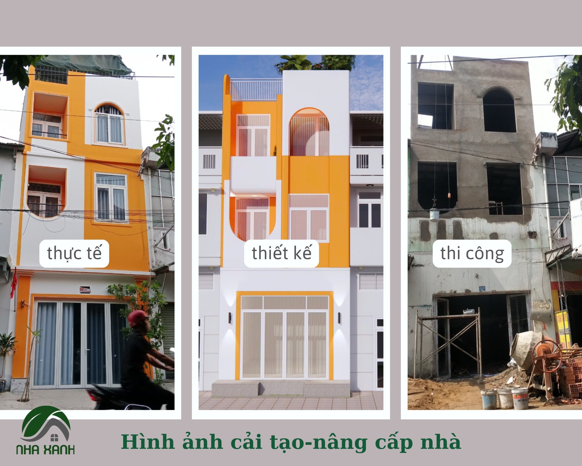 Cải tạo nhà phố 3 tầng