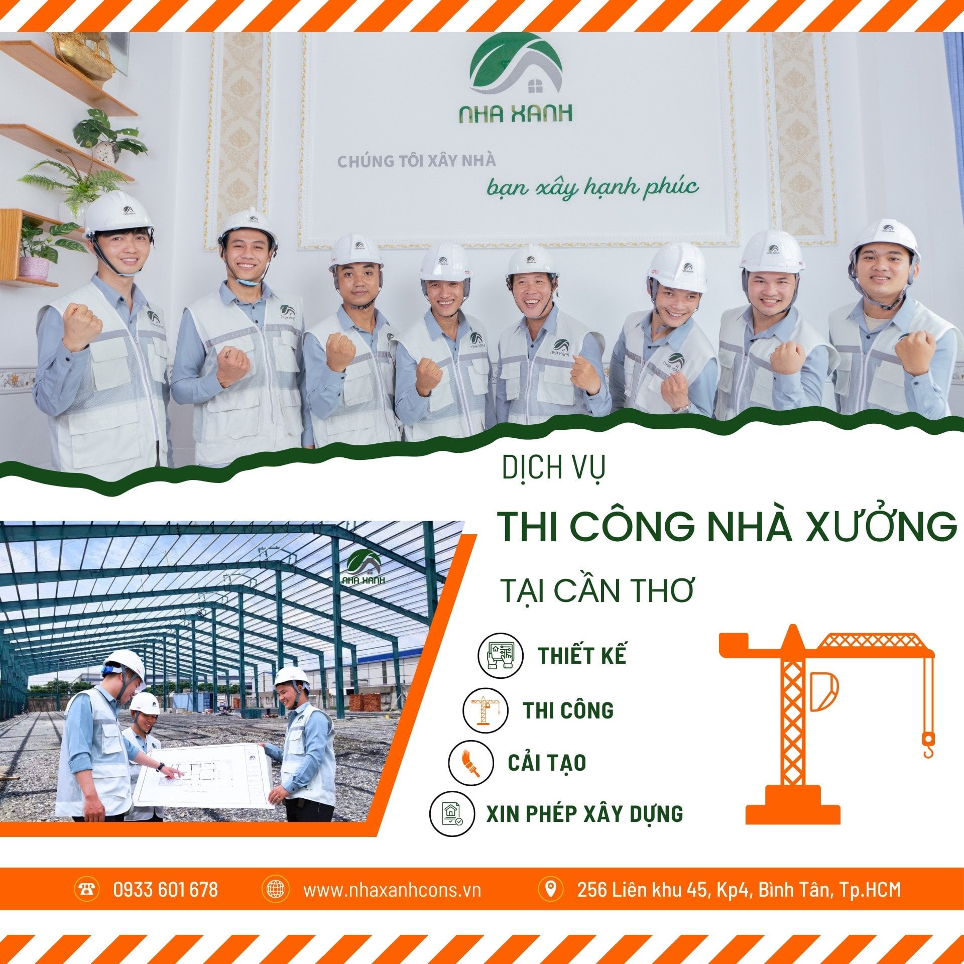 Đơn vị xây dựng nhà xưởng tại Cần Thơ