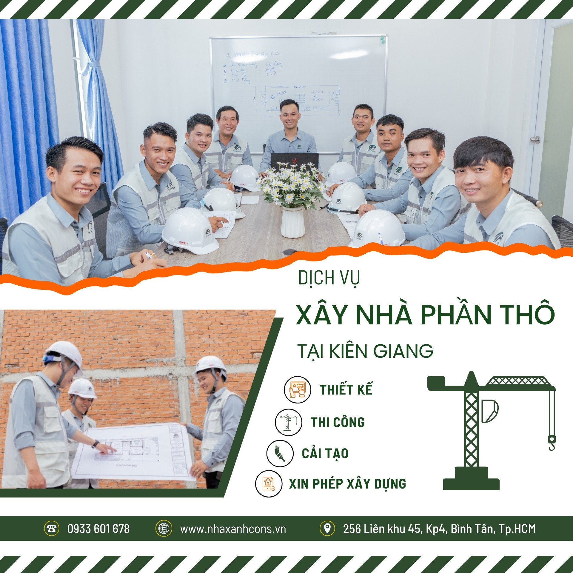 Đơn vị xây phần thô tại Kiên Giang