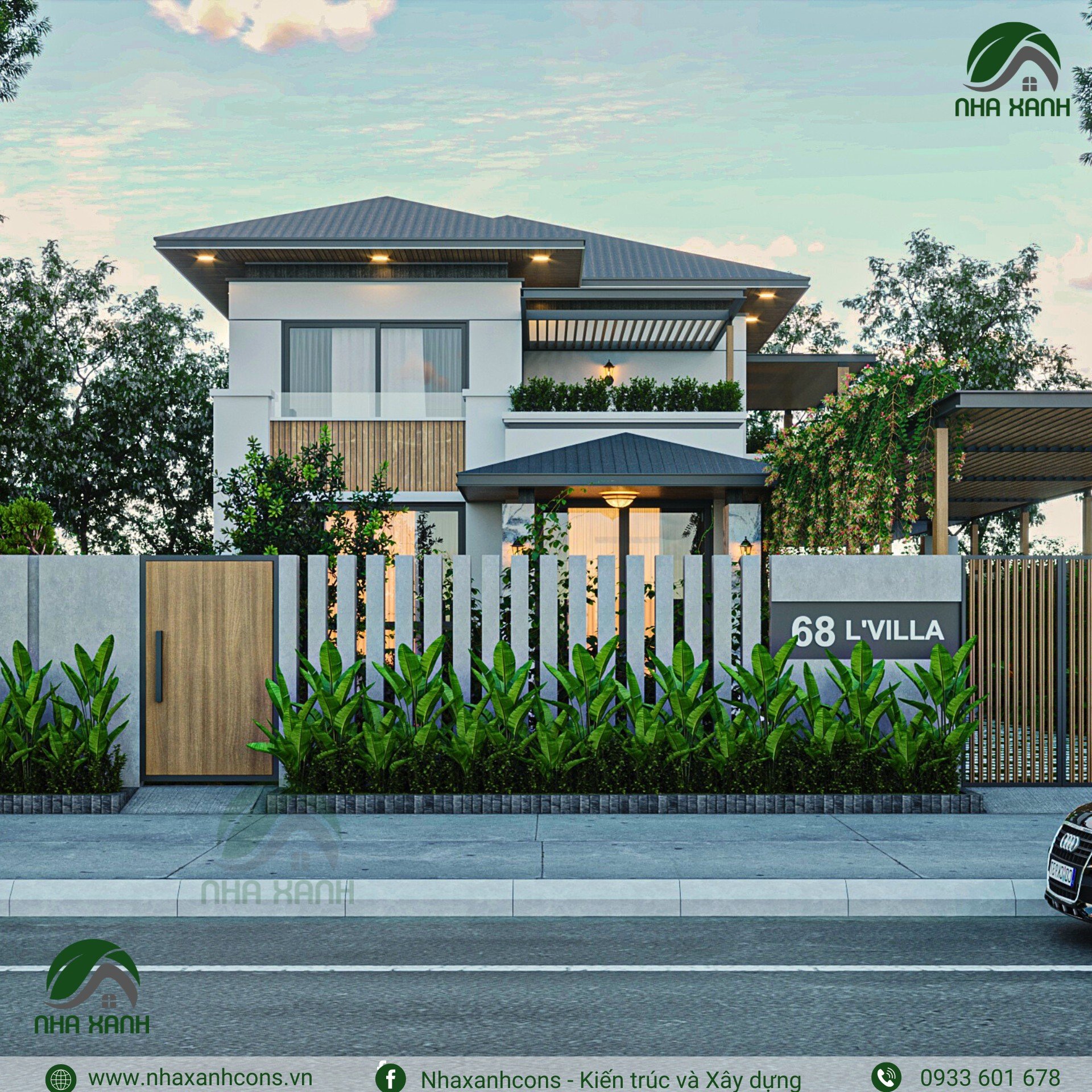 Thiết kế thi công nhà villa tại Tây ninh
