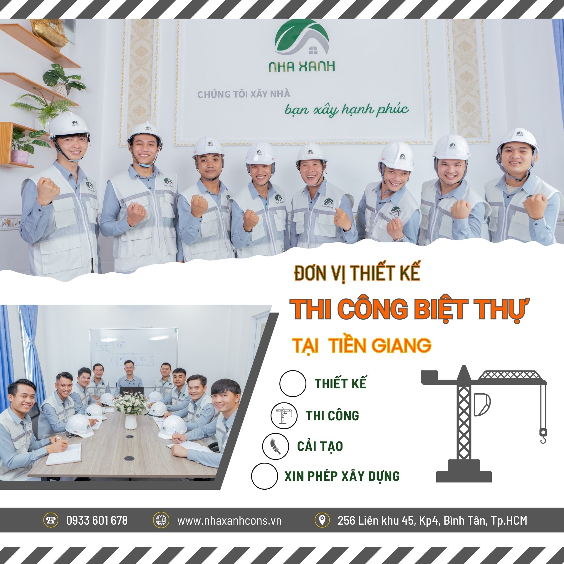 Đơn vị thi công thiết kế biệt thự tân cổ điển tại Tiền Giang