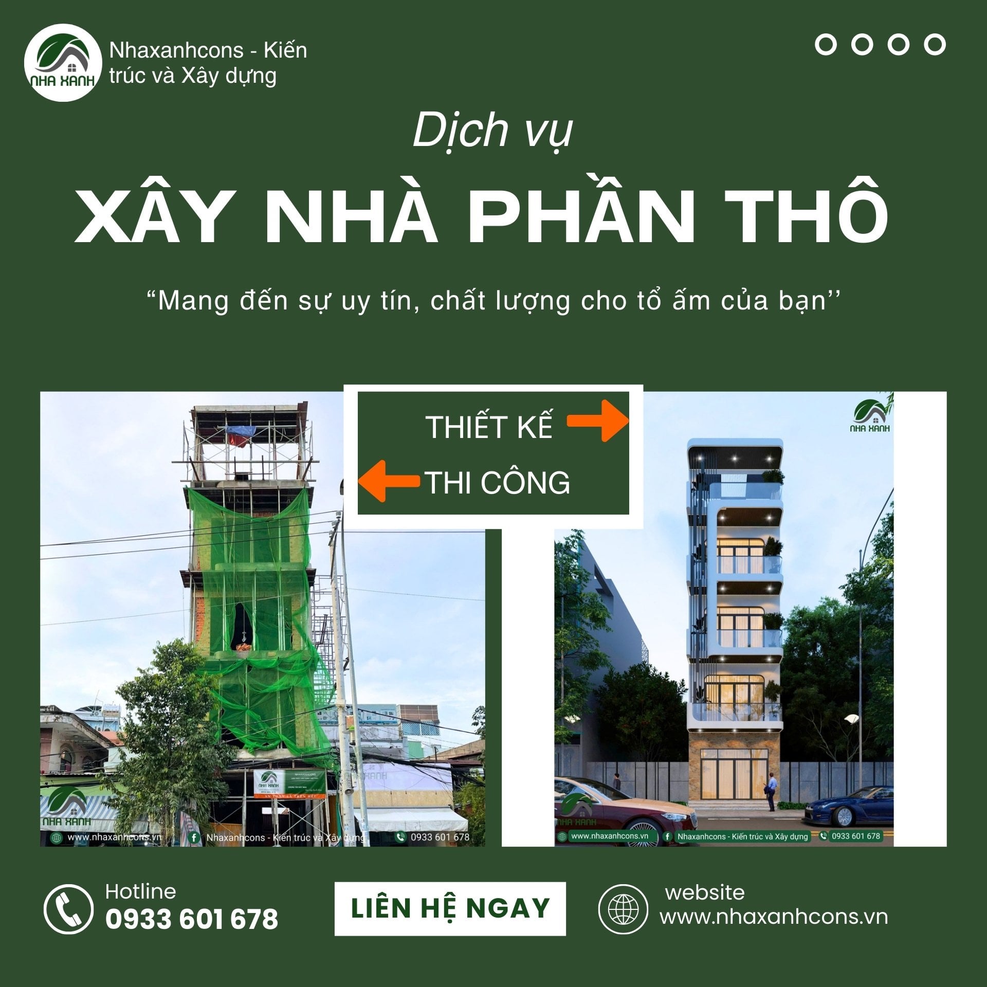 Giá thi công phần thô tại Tây Ninh