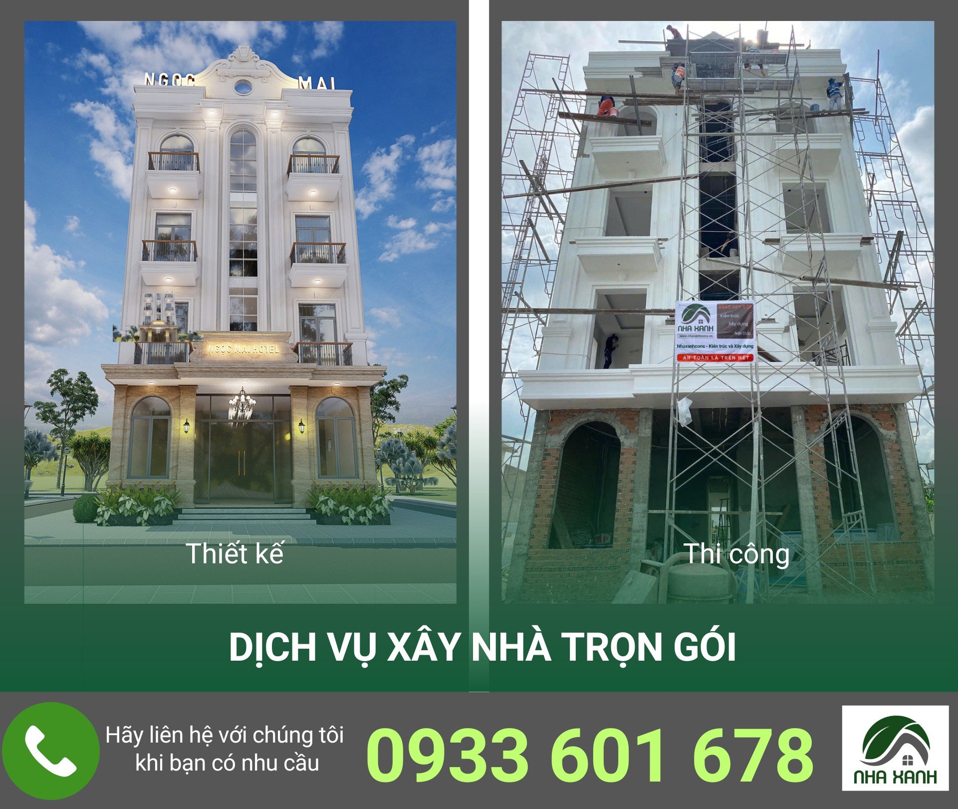 Thiết kế thi công biệt thự tại An Giang
