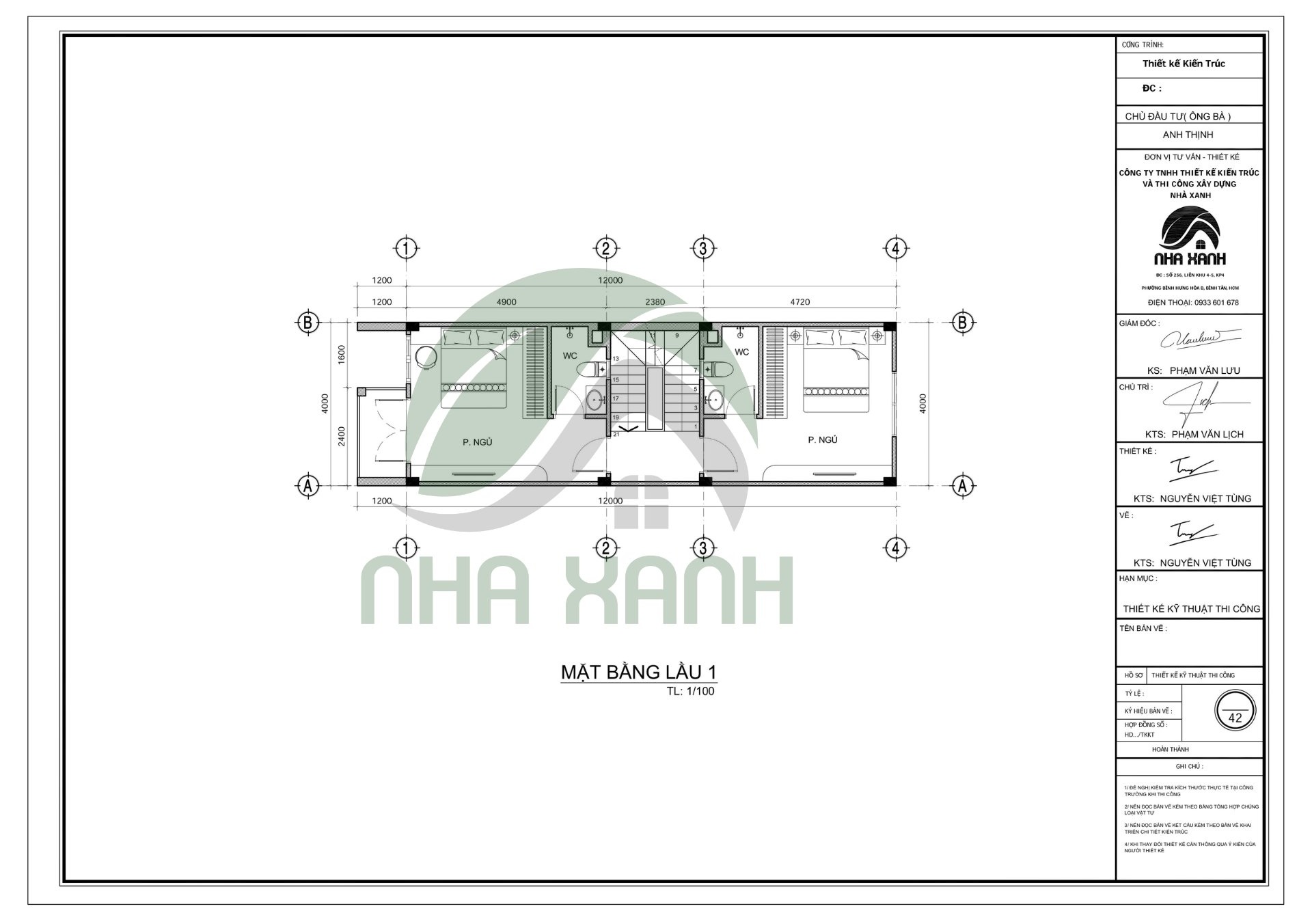 Mặt bằng công năng gác lửng nhà phố 3 tầng gác lửng tại quận 12