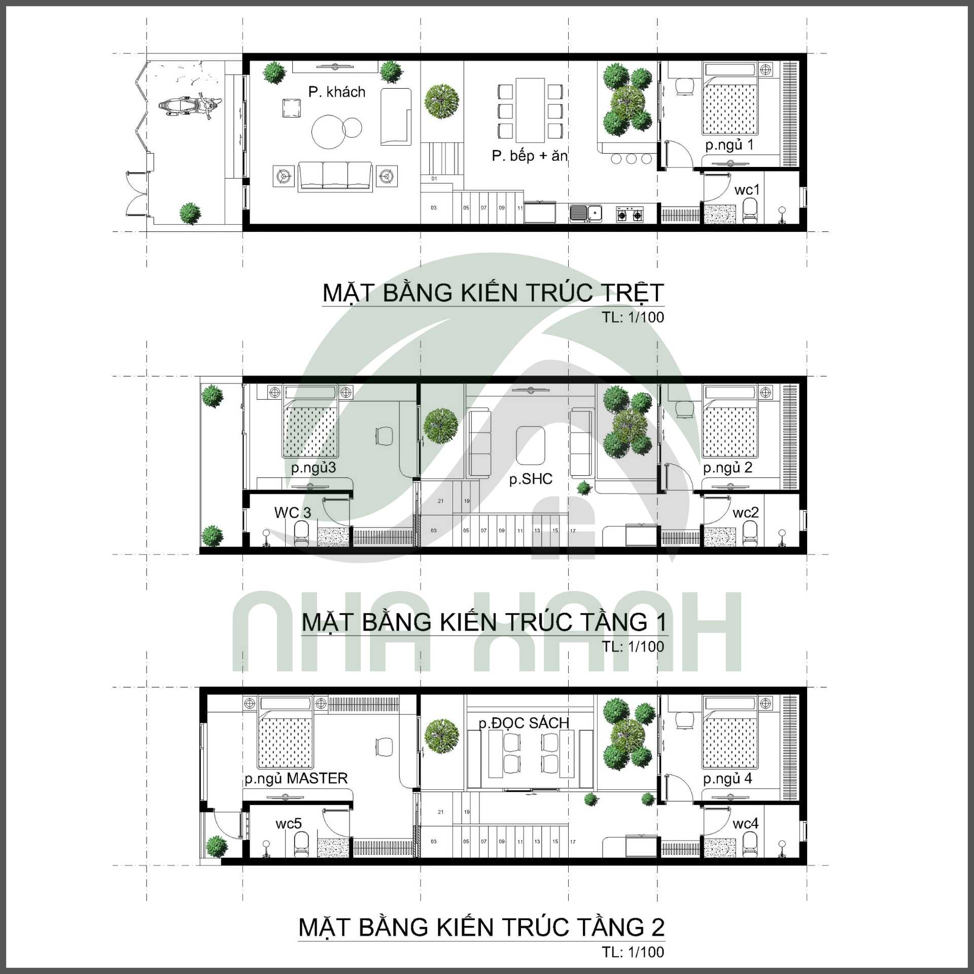 Thiết kế nhà phố 4 tầng tại Tây Ninh - Thiết kế nhà đẹp cùng Nhaxanhcons