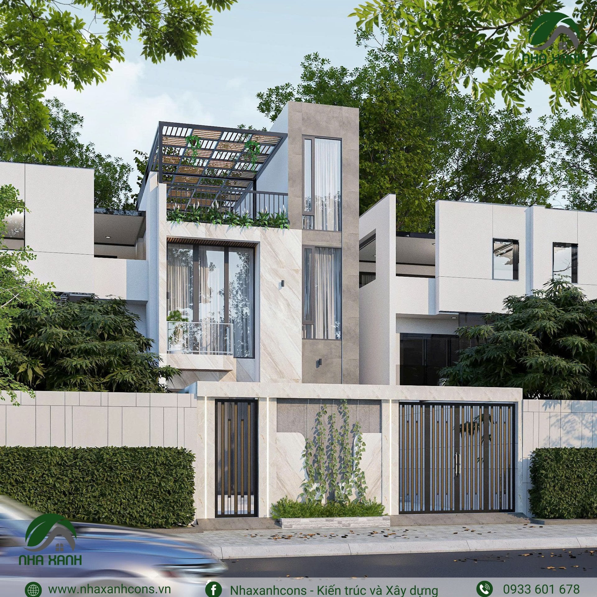 Mặt tiền nhà phố 2 tầng đẹp tại Đồng Nai