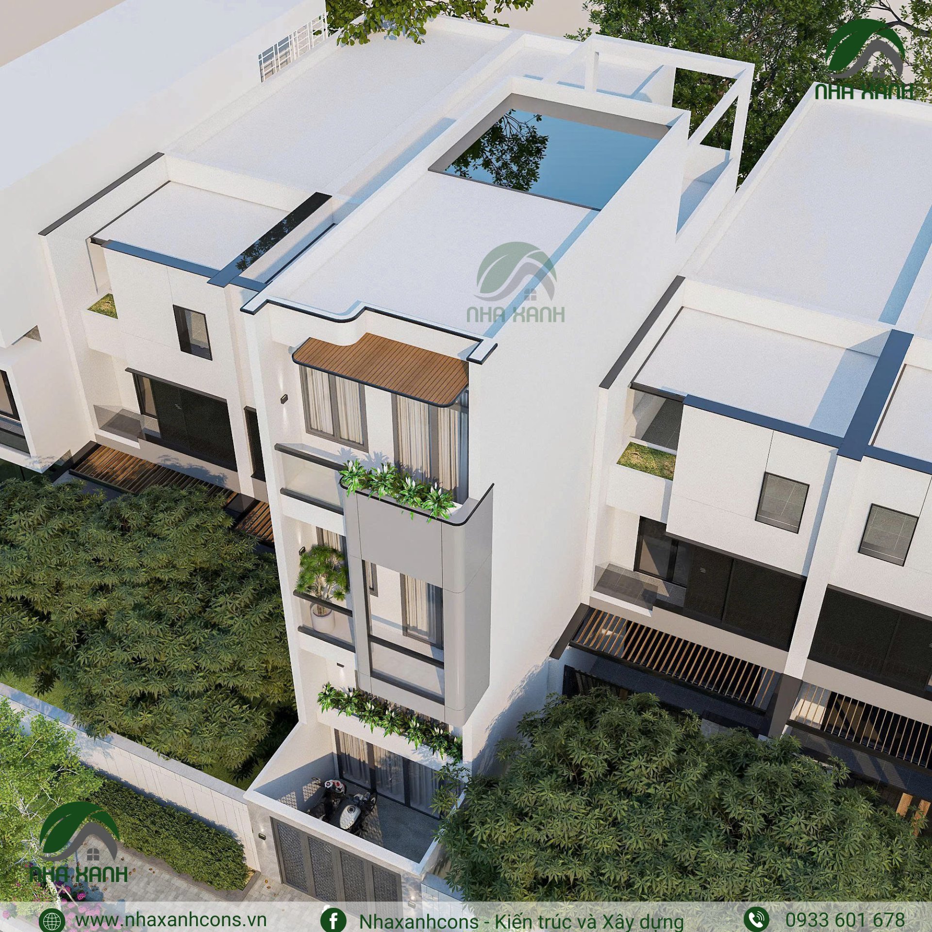 Mẫunhà phố 3 tầng có gác lửng tại quận 12