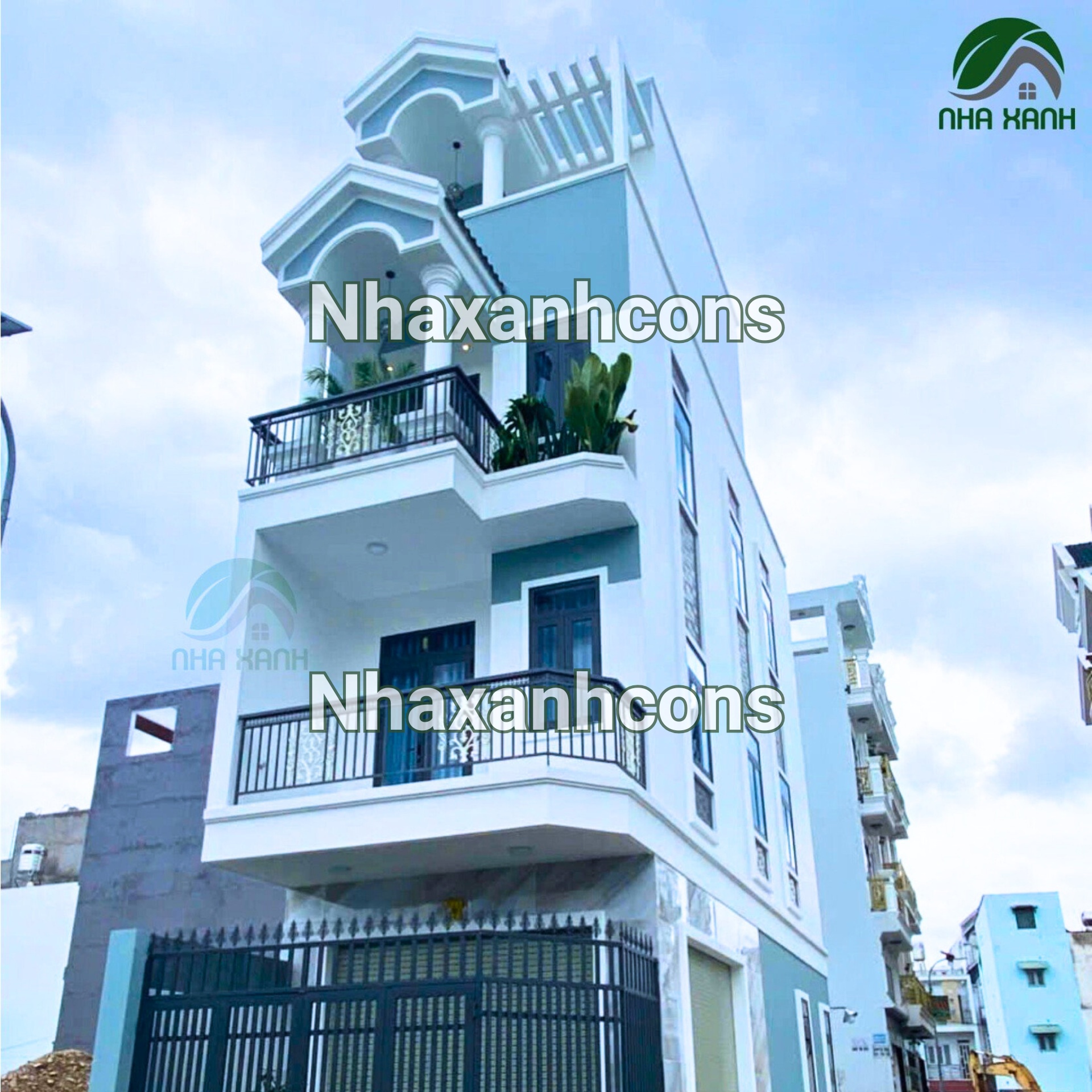 Thi công nhà 4 tầng hiện đại