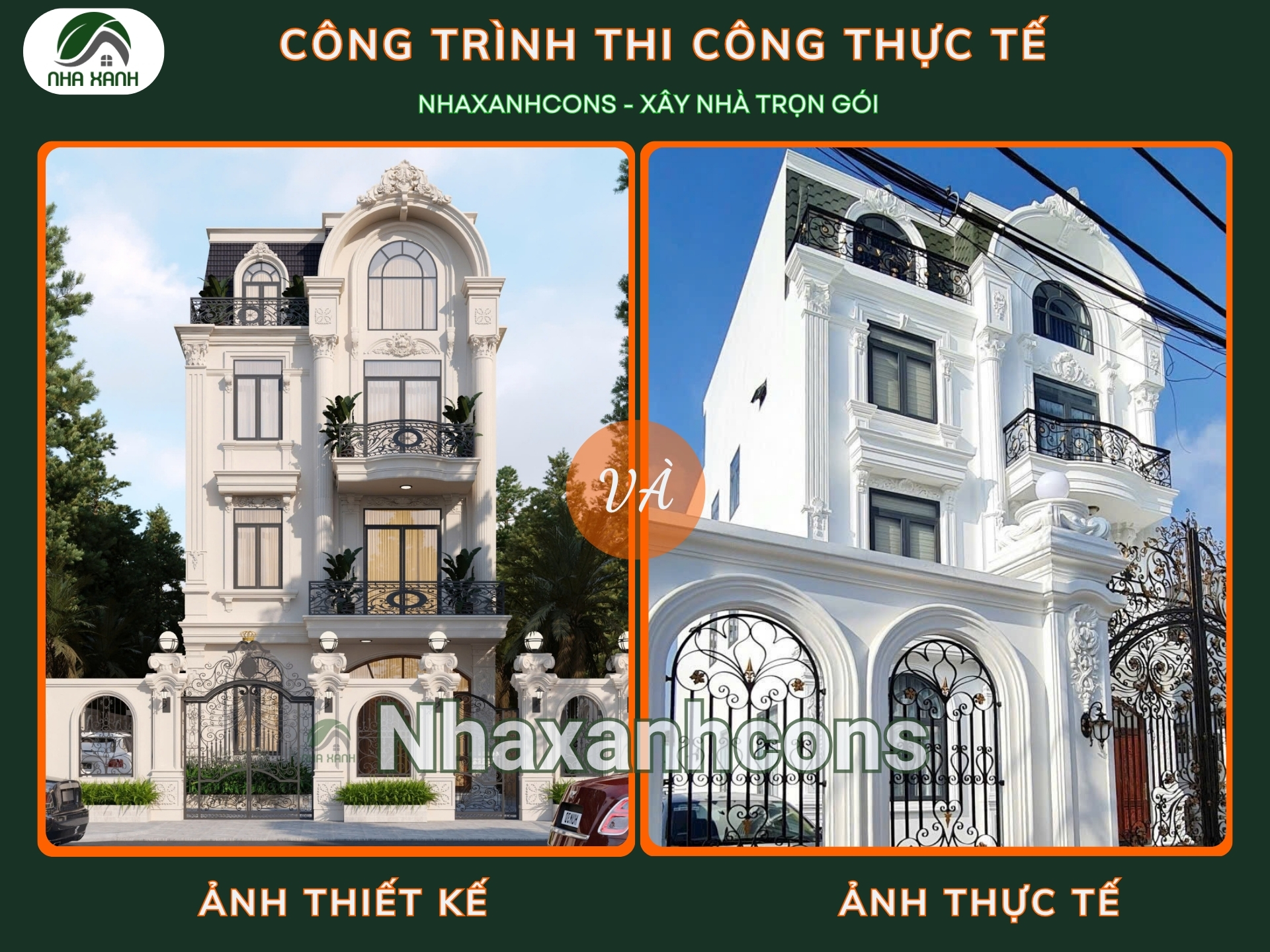 Thi công thiết kế biệt thự tại Bình Phước
