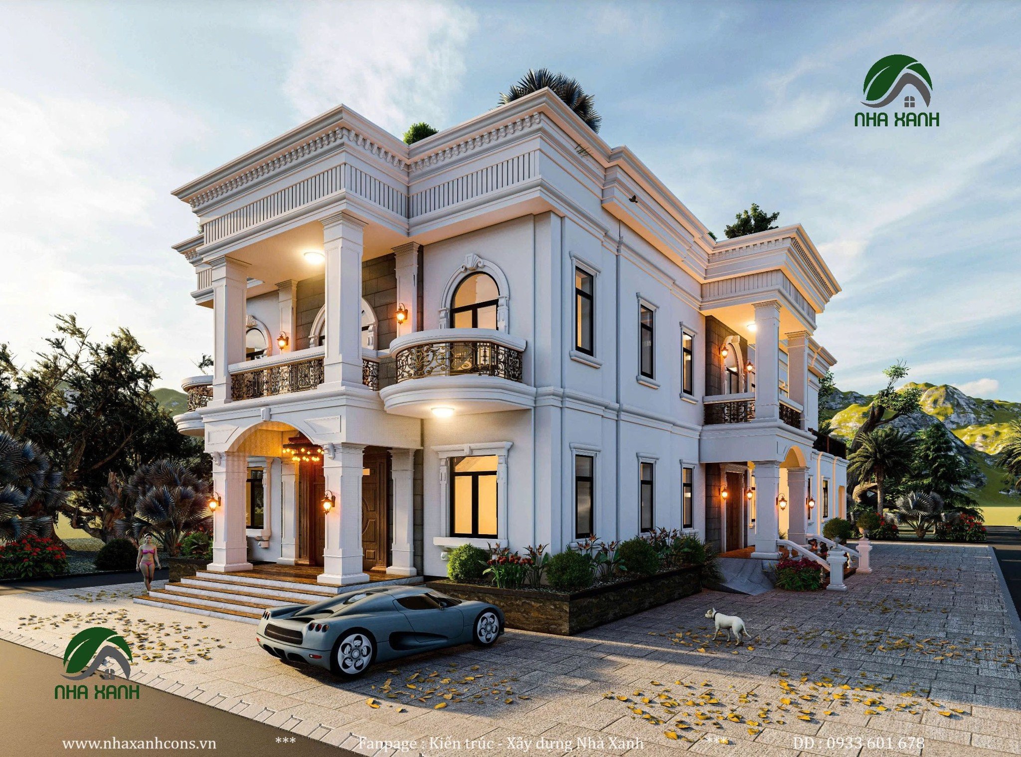 Thiết kế biệt thự tại Phường Cát Lái