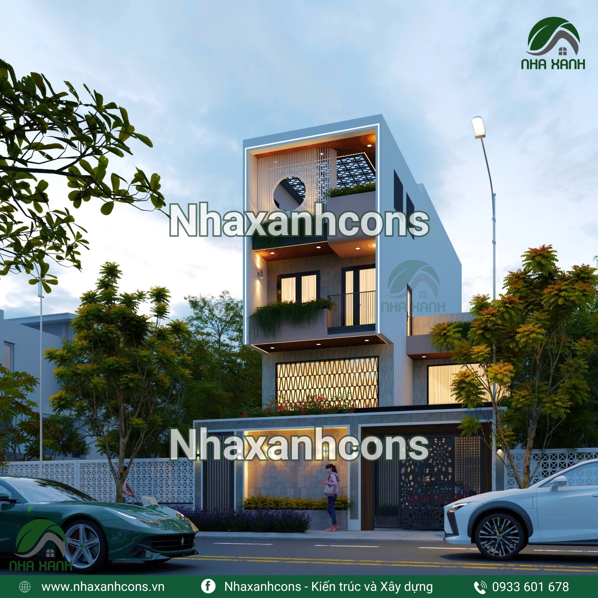 Thiết kế nhà phố tại Phường Cát Lái