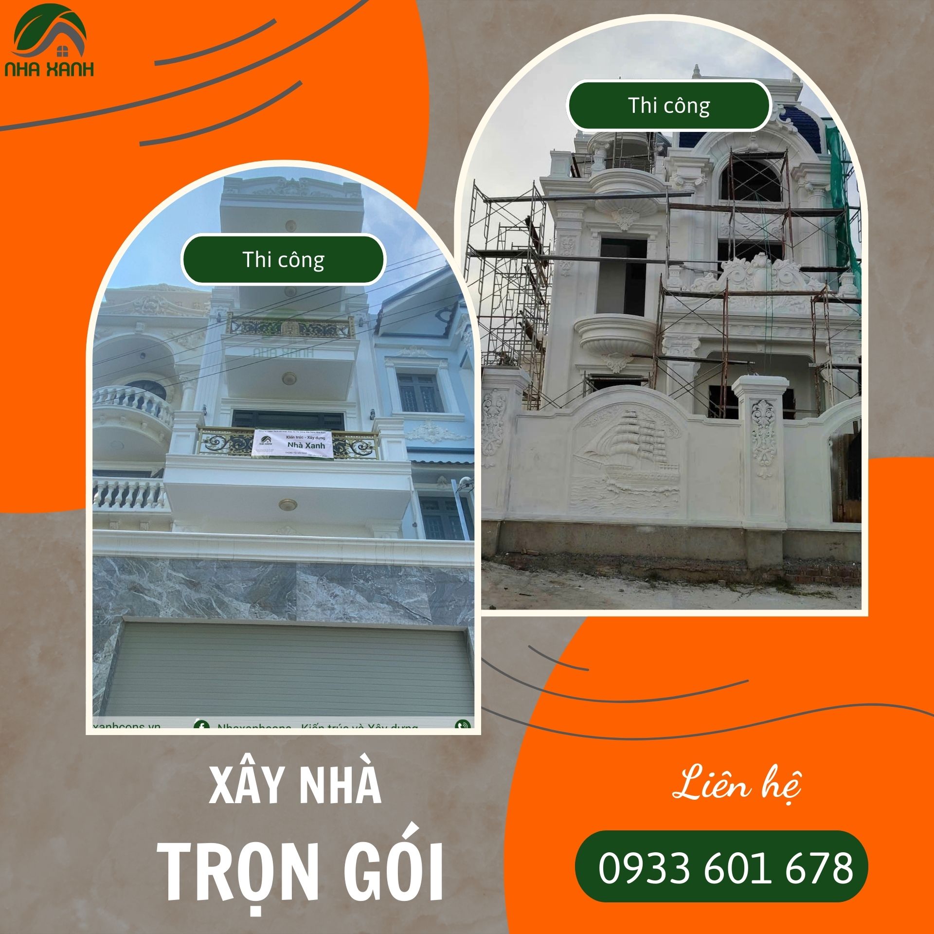 Đơn giá xây nhà trọn gói tại quận 11 cùng Nhaxanhcons