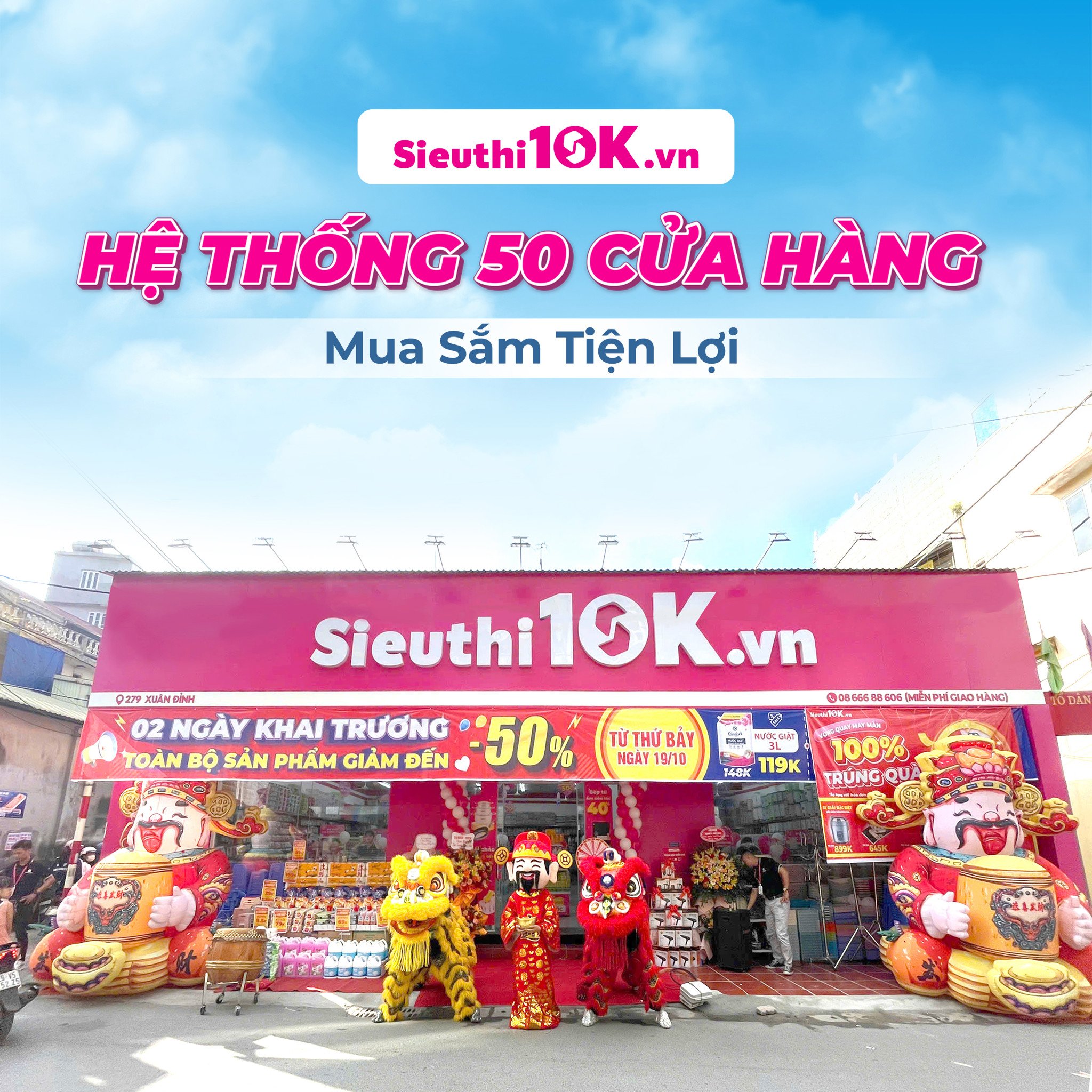 MUA SẮM TIỆN LỢI - TIỆN ÍCH BẤT NGỜ - HƠN 50 CỬA HÀNG KHẮP HÀ NỘI