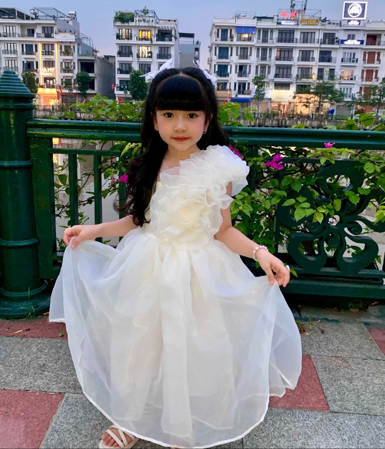 Váy công chúa dự tiệc - Tiệm May Mẹ Voi Xinh