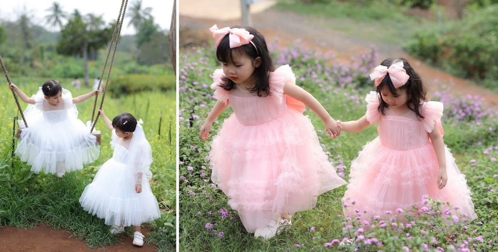 Các dịp quan trọng nên mặc váy công chúa cho bé