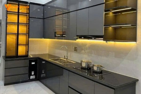 Các Mẫu Tủ Bếp Nhựa Vincopro Đẹp Và Bền Bỉ Cho Mọi Không Gian Bếp