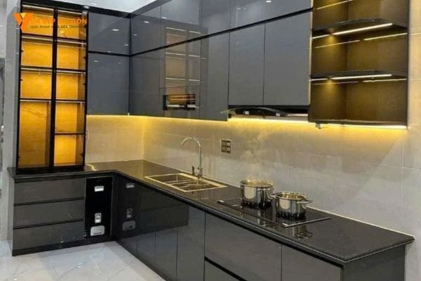 Các Mẫu Tủ Bếp Nhựa Vincopro Đẹp Và Bền Bỉ Cho Mọi Không Gian Bếp