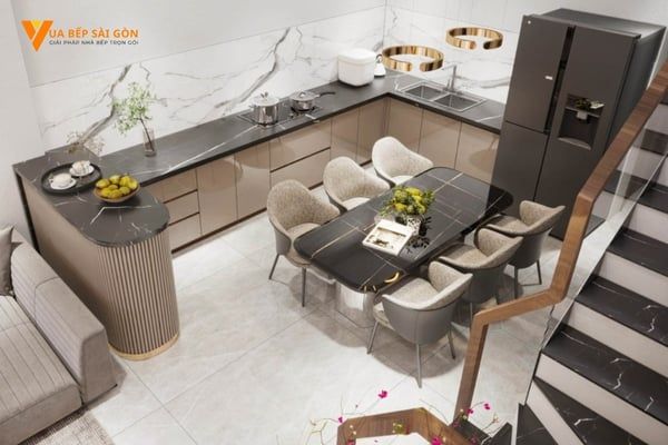 Tủ bếp nhựa Vincoplast
