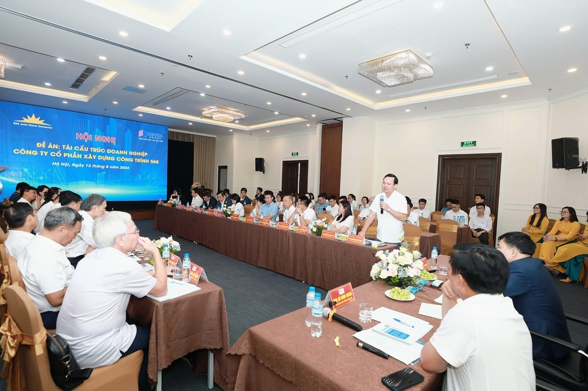 Hội nghị tái cấu trúc Công ty cổ phần xây dựng công trình 568, tăng cường minh bạch để cùng phát triển