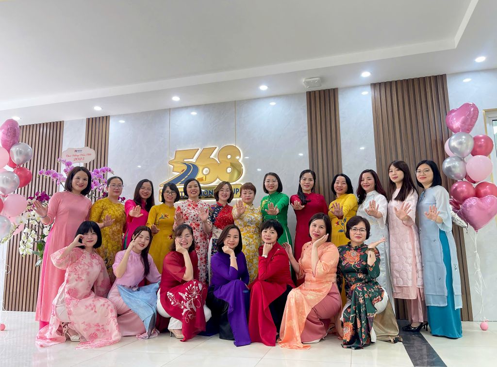 Tập đoàn 568 Tổ Chức Kỷ Niệm Ngày Quốc Tế Phụ Nữ 8/3 Trong Không Gian Ấm Áp, Đoàn Kết