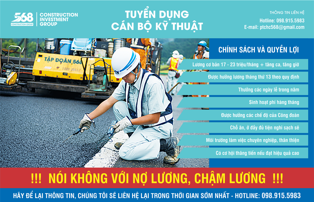 THÔNG BÁO TUYỂN DỤNG NHÂN SỰ (Ngày 08/04/2025)