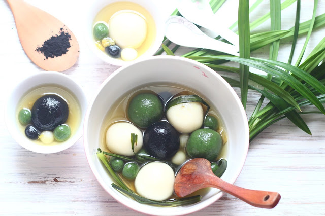 CÁCH NẤU CHÈ TRÔI NƯỚC VỚI BỘT THAN TRE